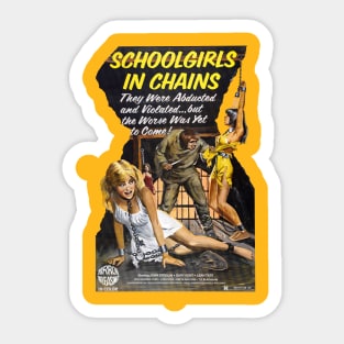 Schoolgirls In Chains Sticker